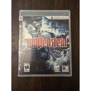 Wolfenstein (Sony PlayStation 3 PS3, 2009) - Complete w/ Manual, Tested, Working
